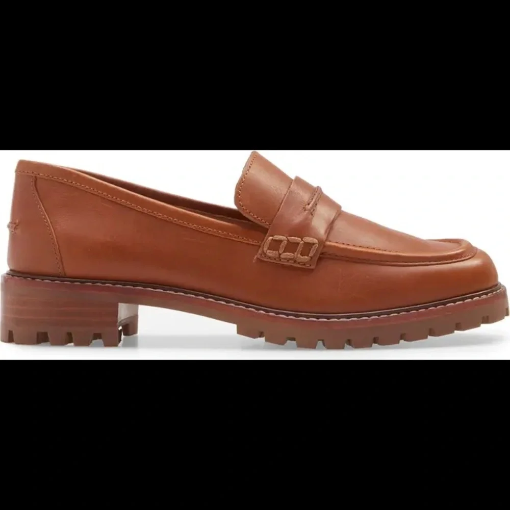 MADEWELL Corinne leather loafer lug sole Almost New Gorgeous! 9 - Picture 2 of 13